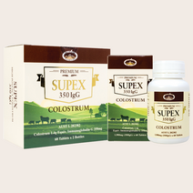 네이쳐스탑 호주 초유 면역글로블린 수펙스 1400mg 350IgG 60정 2통 Colostrum Immunoglobin Supex