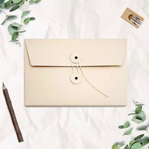 A5 하도메 단추 봉투 케이스 서류봉투 파일 엽서 편지 보관 264x180x35 mm, 종이단추케이스 A5