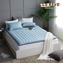 [르헤브] 클린 에어스킨 누빔 요커버(퀸), 민트