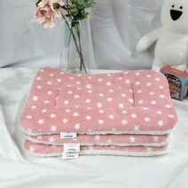 강아지 고양이 애견 쿠션 켄넬 별방석 핑크 2호 3개묶음