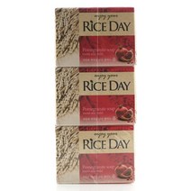 프리미엄 쌀비누 유 100g 3입 라이스데이 얼굴세안 쌀비누 석류작약 100g, Bellos 상품선택