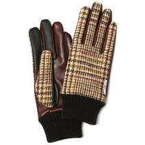 해리스 트위드 장갑 레이디스 스마트 폰 캐시미어 일본제 리브 첨부 글로브 가죽 이탈리 램 가죽 베이지 피부색 Harris Tweed 여성 캐시미어 가죽 장갑 그녀 아내 겨울 선물 브랜드 국산 KURODA