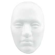 꽃단장 메이크업 분장 연습용 흰색 종이 마스크