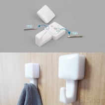 벽고정걸이 액자못행거 5P 나무 콘크리트벽 못후크 행거고리 고정후크 벽걸이 다용도걸이 벽걸이행거, 기본, 5개