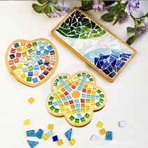 냄비받침대 만들기 컵받침DIY 타일 반제품 만들기재료, 7번, 1개