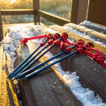 캠핑팩 동계팩 텐트팩 백패킹 못팩 6p, 150mm (6P)