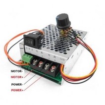 PWM 모터속도조절기 40A DC10-50V 정회전 역회전, 1