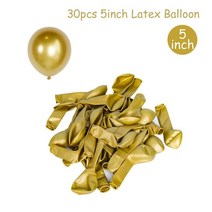 1pc 골드 실버 색상 생일 축하 케이크 토퍼 베이비 샤워 희'자 상자 파티 장식 용품, 36 30pcs 5inch_01 25x25x25cm