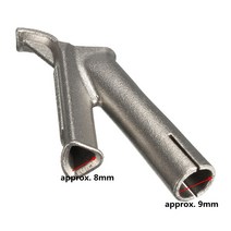 1PC 8MM 삼각형 용접 입 라운드 모양 노즐 PVC 플라스틱 용접기에 대 한 삼각 속도 노즐 팁 뜨거운 공기 용접 납땜