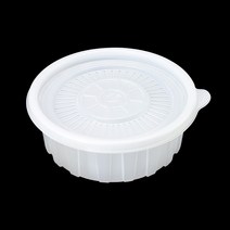 브니엘 일회용용기 원형 떡볶이 탕용기 158 소형 50개 다용도 배달음식포장용기, 1개