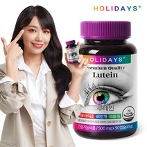 홀리데이즈 루테인 1병 (500mg x 90캡슐), 1개, 90정