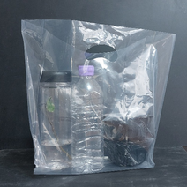 어반팩 투명 사각 PE 배달봉투 배달비닐 비닐쇼핑백 30 x 18 x 40 (100장), 배달사각PE봉투 2호(중)
