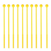 드럼스틱 드럼채 조개 타구봉 장난감 플라스틱 드럼 교육 보조, 01 Yellow