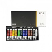 쉴드 에픽 유화물감 세트 20ml 12색, 없음