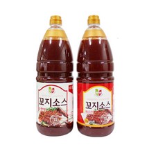 청우 꼬지소스 순한맛 매운맛 2.1kg 가정용소스 닭꼬지 소떡소떡소스 떡꼬지 염통꼬지 양념소스