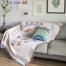 SKANDSALO 캠핑 러그 차박 보헤미안 카페트 인디언 담요 이불 소파 쇼파 블랭킷 블랑킷 대형 커버