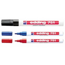 f20 15033 에딩펜 751 페인트마카 청색 1-2mm 1개