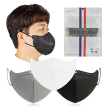믿추 얼큰이 마스크 초 특대형 KF94 새부리형 / 국내최대 / 귀 진짜 안아픈, 02. 그레이, 10매