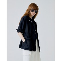 22SS 블랙 단색 후드캐주얼점퍼 HSJU2BC02BK