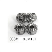 베벨기어박스신제품 베벨 기어 0.8 모델 15 이빨 구멍 3/4/5/6/6mm 90 변속기 diy 구리 스틸 스테인레스, 01 15 치아_06 Hole 4 (steel)