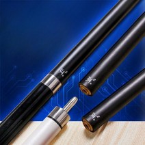 블랙 카본 당구 큐 채 큐대 재규어 카본상대 입문용 중급자용, 앞부분 나무11.5mm