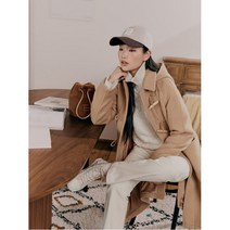 빈폴레이디스 Essential 베이지 울 롱 더플 코트 BF2X30UE8B 1001256
