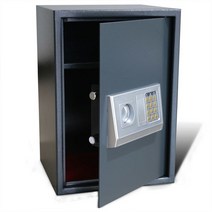 가정용금고 개인용금고 35 x 31 x 50 cm 선반이있는 전자 금고 소형금고 지문인식금고