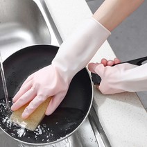 상세설명 참조 글라데이션 반투명 예쁜 질긴 주방장갑 핸드폰터치, 색상, 주방장갑_핑크M