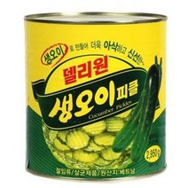 델리원 생 오이피클, 3kg, 1개