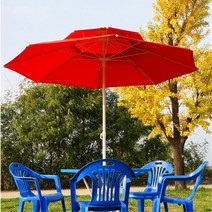 2층 2.3m 업소용 파라솔 (받침대불포함) 야외용 튼튼