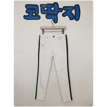 여 03358 와이드앵글정품 골프바지 화이트바지 골프웨어 스판바지 중고구제 코딱지구제