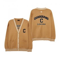 MLB 엠엘비 바시티 가디건 CLE L.Camel 3AKCV0134-45CAL