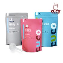 한내음 CUCO 1kg 3종 세트(베이킹소다+과탄산소다+구연산), 1kg 베이직 3종 세트(과+베+구)
