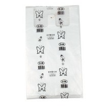 일반 봉투 100매 27X45CM 백색 상점 포장 비닐 봉지