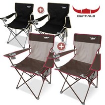 버팔로 캠핑의자 뉴 캠핑체어 1+1세트/캠핑 낚시의자, 옵션선택, 버팔로 뉴 캠핑체어세트(2P) 머스타드
