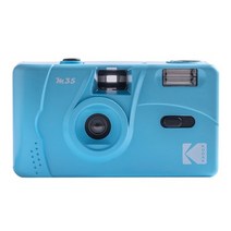 다회용필름카메라 kodak 필름 카메라 용 m35 m38 레트로 카메라 있는 토이카메라, m35 블루, 2롤 필름으로