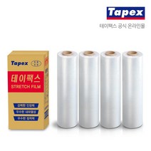 테이팩스 스트레치필름 일반 18mic 350M 1BOX
