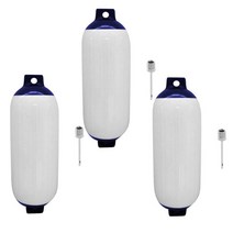 도킹/계류 쿠션용 해양 보트 내구성 범퍼 3팩 - 4..5인치, 3pcs 보트 펜더, PVC