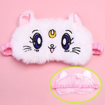 캐릭터수면안대 고양이 수면 안대 밴드 귀여운 낮잠