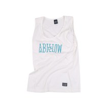 슈가포인트 남성 민소매 티셔츠 / 그래픽 나시티 / 순면-라운드넥 Dance - White