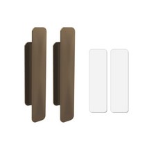 샷시손잡이 다목적 도어 핸들 홈 직사각형 손잡이 유리 및 창 슬라이딩 푸시 풀 보조 2 개, [04] Coffee, 04 Coffee