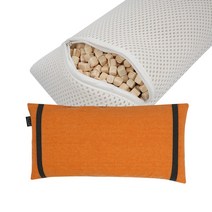 건강한세상 건강한 수면 숙면 기절 편백베개 완성품(40cm x 20cm), 골드엣지