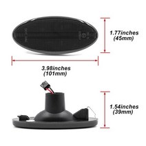 코번트 6x 스모크 Led 클리어런스 위치 도시 램프 닛산 NV400 밴 X62 X62B 오펠 모바노 MK2 르노 마스터 MK3 사이드 마커용, [02] Smoked Lens