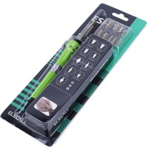 우드버닝기 ESI-118 조각 목재 파이로그래피 도구 미국 EU 플러그 220V 30W 버닝 펜 세트 납땜 인두 목, 02 EU