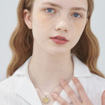 샐러드볼즈 SALADBOWLS X UN PETIT OISEAU NECKLACE YELLOW