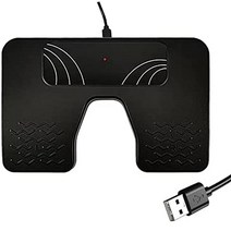 usb 풋 스위치 대왕 발판 원큐 리니지 초대형 빅 페달 단축키 스트레스해소 엔터키 pc android와 호환되는 기타 충전식 전자 음악 터닝 원격 발 제어용 페이지 터너, 검은색