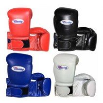 위닝 정품 복싱 글러브 10온스 벨크로 oz 샌드백 MS-300-B 블랙 별도, 블루