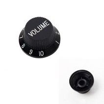 [ILΞ9] 스트랫용 기타파츠 볼륨노브 블랙 Cjf178 부품 악기 일렉 소품 톤버튼튜닝_EΞ82076Ea, Ξ본상품Ξ