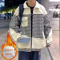 남성 작은 향기로운 윈드 자켓 남성 봄 가을 모델 고급 디자인 체크 무늬 남성 느슨한 커플 의류 roora coat baroque