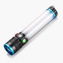 T12 피티타임 LED 캠핑랜턴 손전등 후레쉬 작업등 경광봉, BYD셀 충전지 용량3500mAh